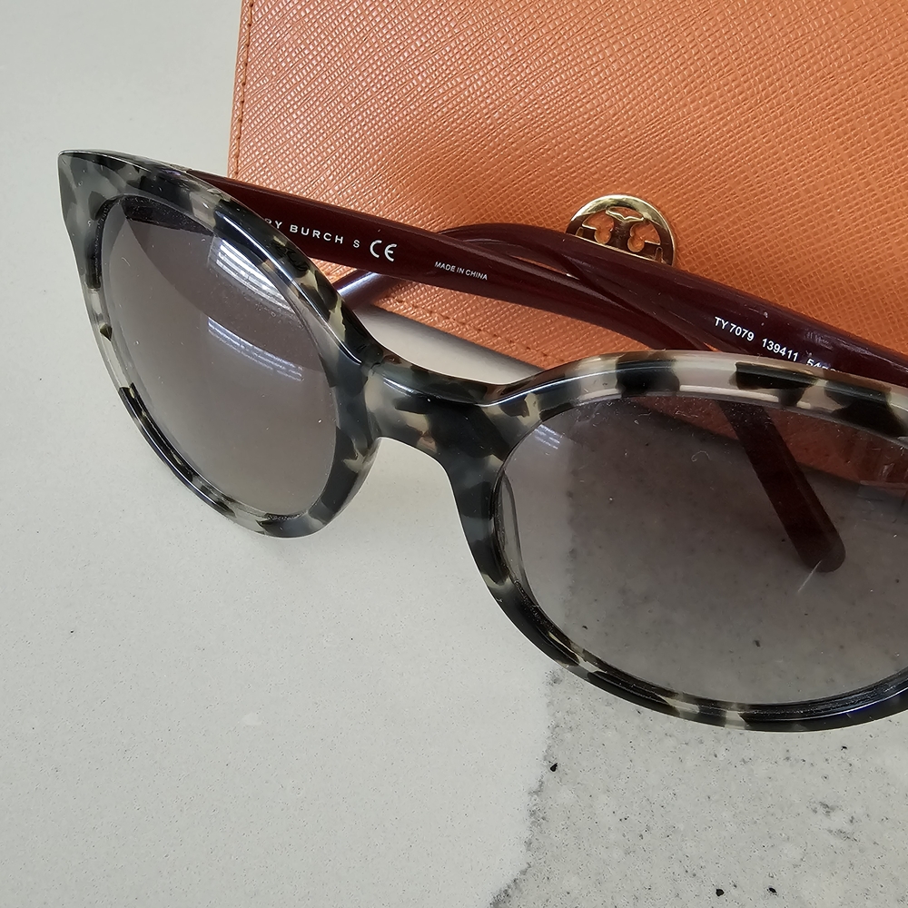 Tory Burch Tortoise Shell Sunglasses - Picture 7 of 13